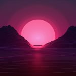retrowave-5120×2880-lines-sunset-4k-18950