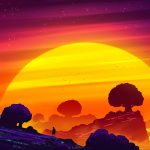sunset-landscape-digital-art-uhdpaper.com-4K-6.1262